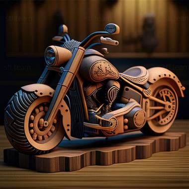 3D модель Harley Davidson Softail Slim S (STL)